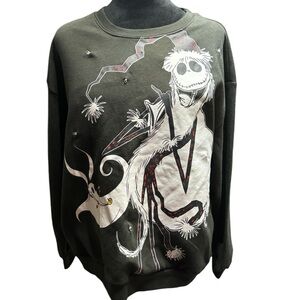 Large Nightmare before Christmas light up sweatshirt